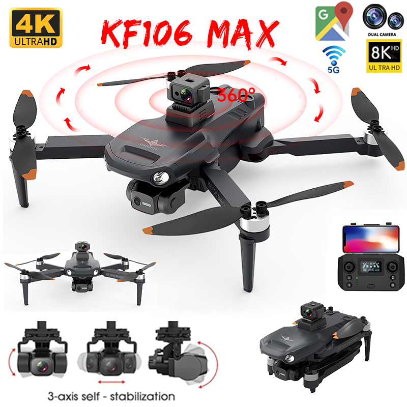 2022 NEW KF106 Max Drone 8K Pr - Drone Photogrammetry ulasan dan harga