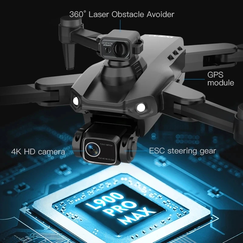 L900 Pro MAX GPS Drone 4K Prof - Drone Aerial Photography ulasan dan harga